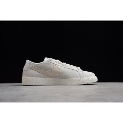 Nike Erkek Sb Zoom Blazer Low Canvas Decon Beyaz Kaykay Ayakkabı Türkiye - SA2JTIG4